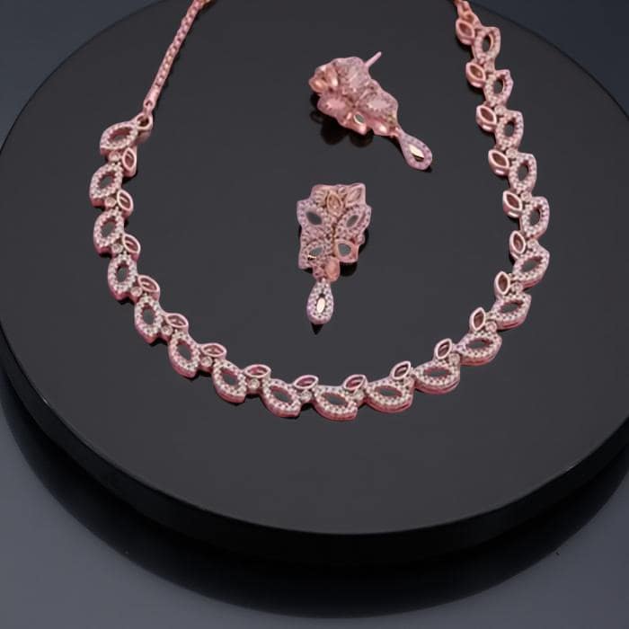 necklace set american diamond