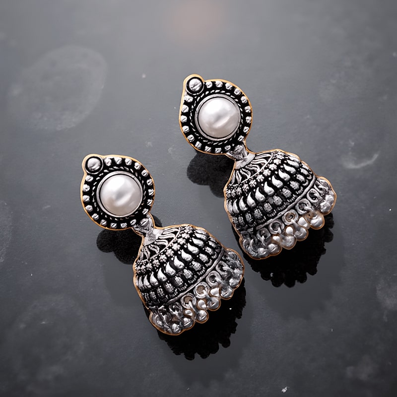 White Earring Set for Women 