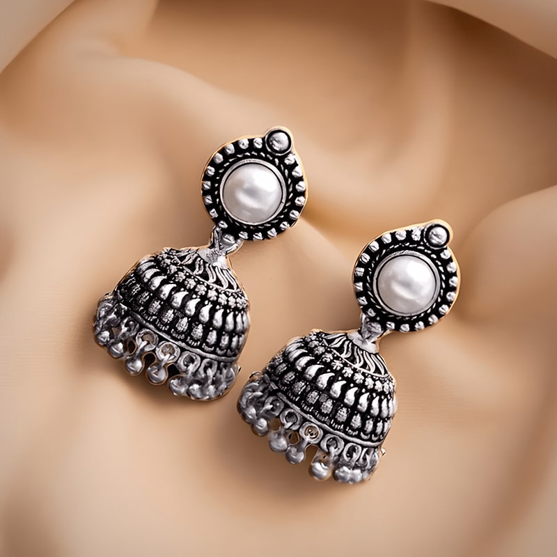 White Earring Set for Women 