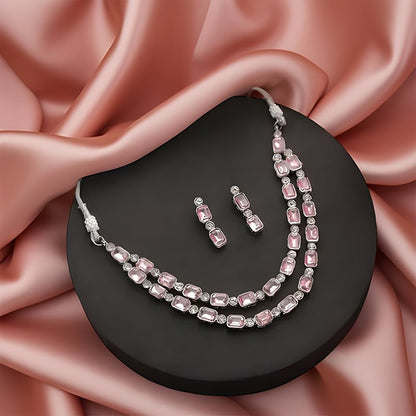 american diamond Necklace & Earrings Set