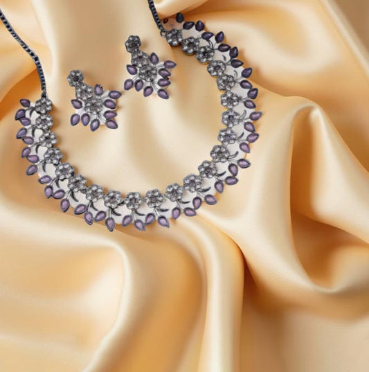 Silver Plated Necklace Set