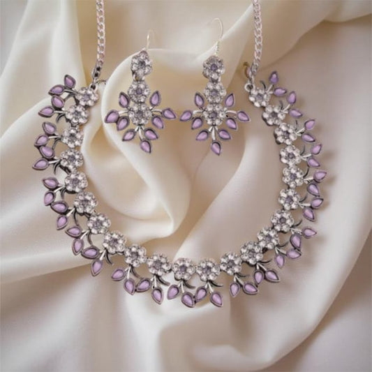 Silver Plated Necklace Set
