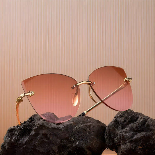 Rimless Sunglasses For Women