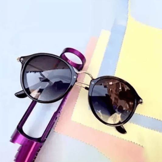 Round UV Protected Women Sunglasses