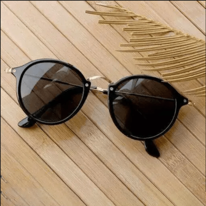 Round UV Protected Women Sunglasses